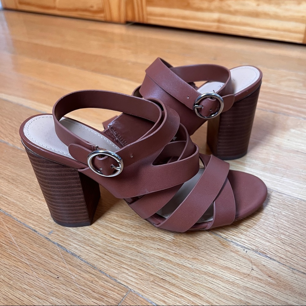 Lace-up Block Heel